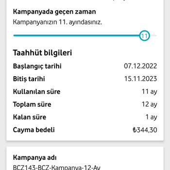 Vodafone Data Plan Second Term Problem