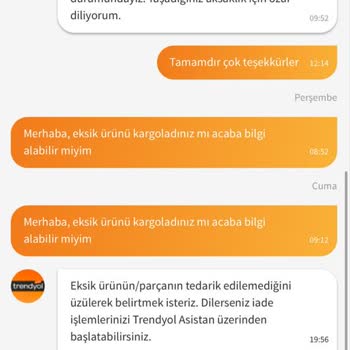 Enc Home Trendyol Tam Ücret Alıp Eksik Ürün Gönderilmesi