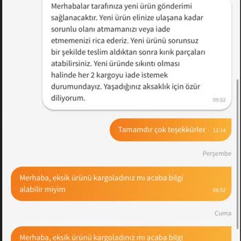 Enc Home Trendyol Tam Ücret Alıp Eksik Ürün Gönderilmesi