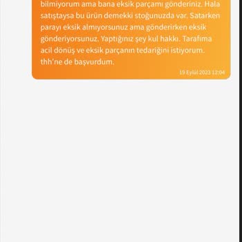 Enc Home Trendyol Tam Ücret Alıp Eksik Ürün Gönderilmesi