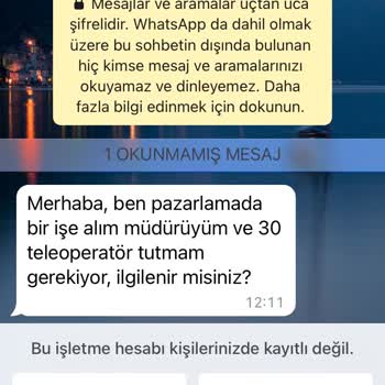 WhatsApp Whats App Bilinmeyen Numara