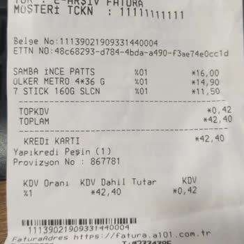 Ülker Metro Bozuk Çıktı