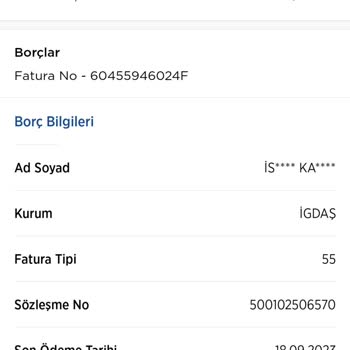 İGDAŞ Aynı Ayda 2 Fatura