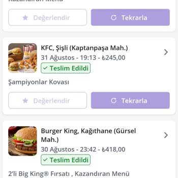 KFC Ürün Geldi Görünüp Gelmesi Ve İade