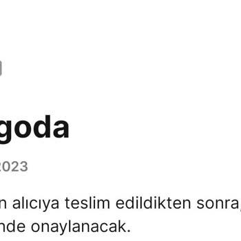 Gardrops Sattığım Ürün Teslim Edilmesine Rağmen Kargoda Gözüküyor.
