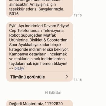 A101 Ürünün Söz Verilen Sürede Kargolanmaması Kargolanacak Deyip Yine