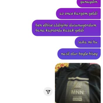 Eftelya Butik Moda Elbise Yerine Kazak Gönderildi