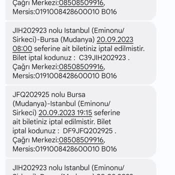 BUDO Bilet İptal İadesi