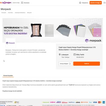 Hepsiburada'nın Çözüm Ortağı Morpack, İndirimi Uygulamıyor.