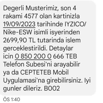 Nike Ödeme Alındı Sipariş Gözükmüyor.