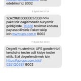 UPS Türkiye Ortada Ürün Yok