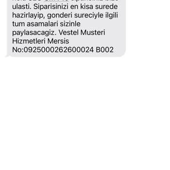 Vestel Pişmanlıktır. Aldığım Ürün 10 İş Günü İçinde Gelecekti Güya.