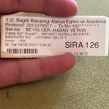 Alanya Alaaddin Keykubat Üniversitesi Eğitim ve Araştırma Hastanesi Randevu Saati Değiştirilmesi