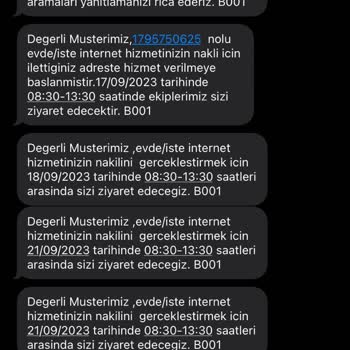 Türk Telekom'un İnternetimi Nakil Yapmaması