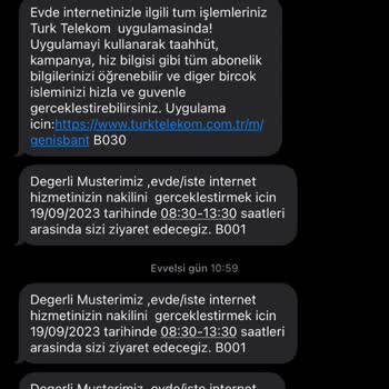 Türk Telekom'un İnternetimi Nakil Yapmaması