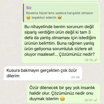 Dubaikozmmetik (Instagram) Dubai Kozmetik'ten Aldığım Lens Siparişi Gelmedi