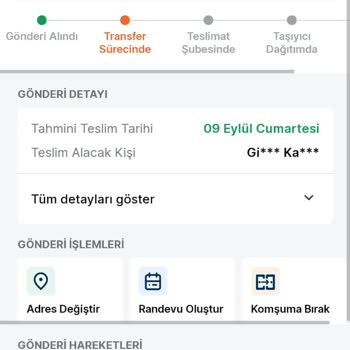 Trendyol'da Kargom Kayboldu.