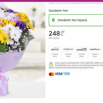 Çiçek Market Çiçek Siparişiyle İlgili Sorun