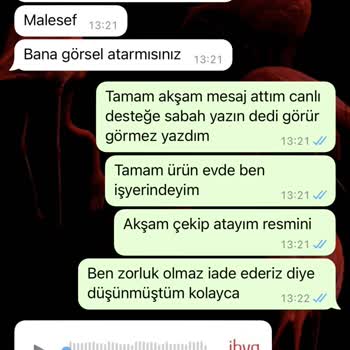 İhya Giyim Defolu Ürün Satıp İade Almıyor