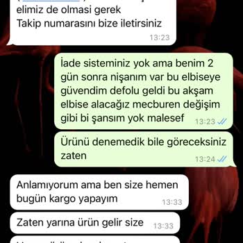 İhya Giyim Defolu Ürün Satıp İade Almıyor