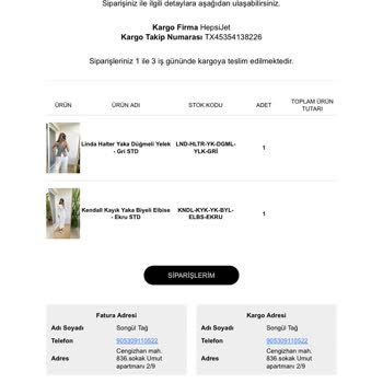 Sahte Butik "Butik Merve Aksoy"