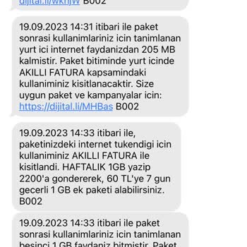 Turkcell Hattım Kendi Kendine İnternet Yiyor