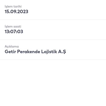 Getir Para İadesi Yapılmaması