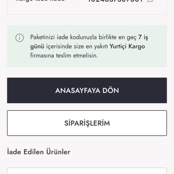 Boyner İadelerimin Parasını Yatırmadı