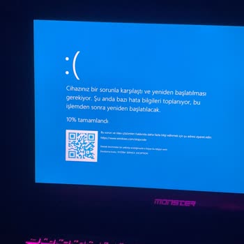 Monster Notebook Çok Isınma Ve Mavi Ekran Sorunu
