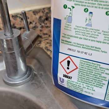 Cif Armatür Süzgeçlerini Tıkadı... Beyaz Leke Bırakıyor