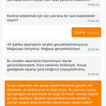 Migros Sanal Market Müşteri Hizmetleri'nin Müşteriye Yardımcı Olmaması