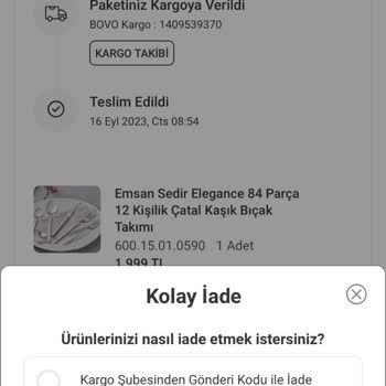 Karaca Züccaciye Hatalı Ürün Ve Mağazadan İade Olmaması!