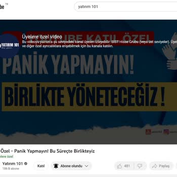 YouTube Katıl Üyeliği İçin Ücret Yatırdım Ama Üyelik Gözükmüyor.