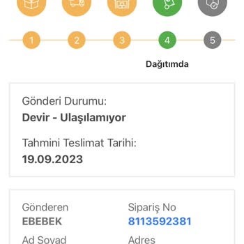 Bir Günde Kargo Teslim Edilmeyen Ürün