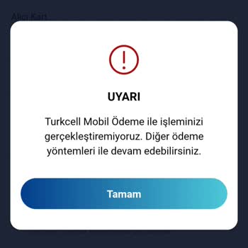 Paycell Kartıma Para Aktarımı Yapamıyorum
