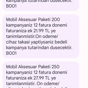 Türk Telekom Faturamın Üstüne Fazla Aksesuar Yazılması