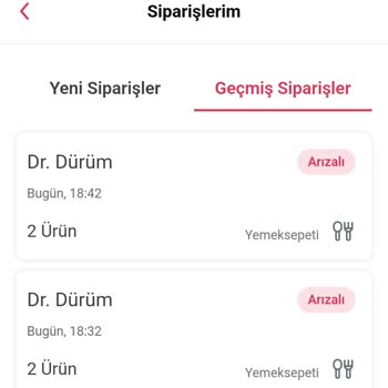 Yemeksepeti Karttan Çekilen Yemek Ücreti