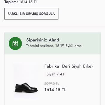 Boyner İnternet Siparişinin Gelmemesi