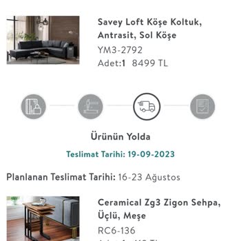 Vivense Ürün Teslimatım Yapılmadı