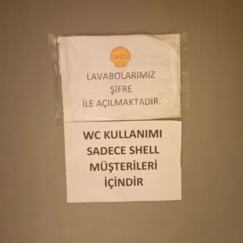 Shell'in Kıymetli Tuvaletleri Artık Şifreli