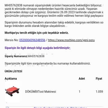 Morhipo Teslimat Süresi 15 Gün Mağduriyeti