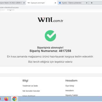 Wnt.com.tr Parasını Ödediğim Telefonu Göndermiyor