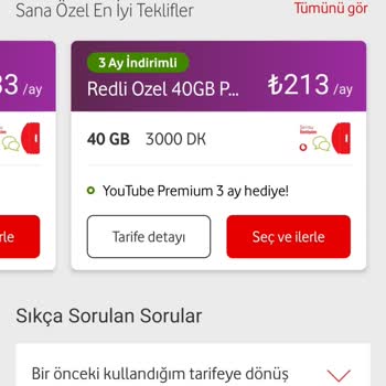Vodafone Haksız Ücret