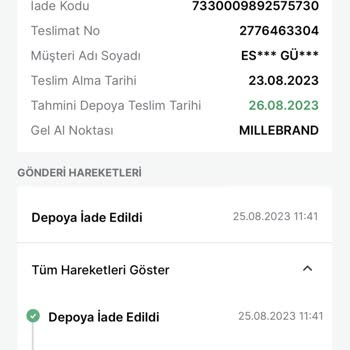Trendyol İade Kargolarımın Karıştırılması Nedeniyle, İade Sürecimin Aksaması