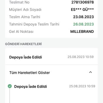 Trendyol İade Kargolarımın Karıştırılması Nedeniyle, İade Sürecimin Aksaması