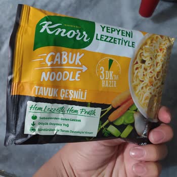 Knorr Çabuk Noodle Toz Çeşni Çıkmadı