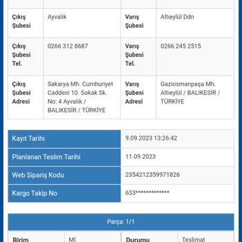 Sürat Kargo Teslim Edilemeyen Kargo