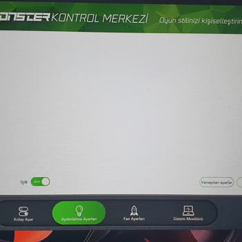 Monster Notebook Tulpar T5 V17.1.2 Klavye ve Aydınlatması Çalışmıyor!