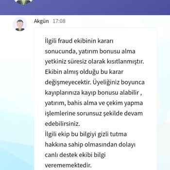 MilanoBet Yatırım Bonus Olmasına Rağmen Bama Vermediler