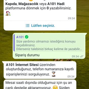 A101 İnternet Siparişim Ne Zaman B Gelecek